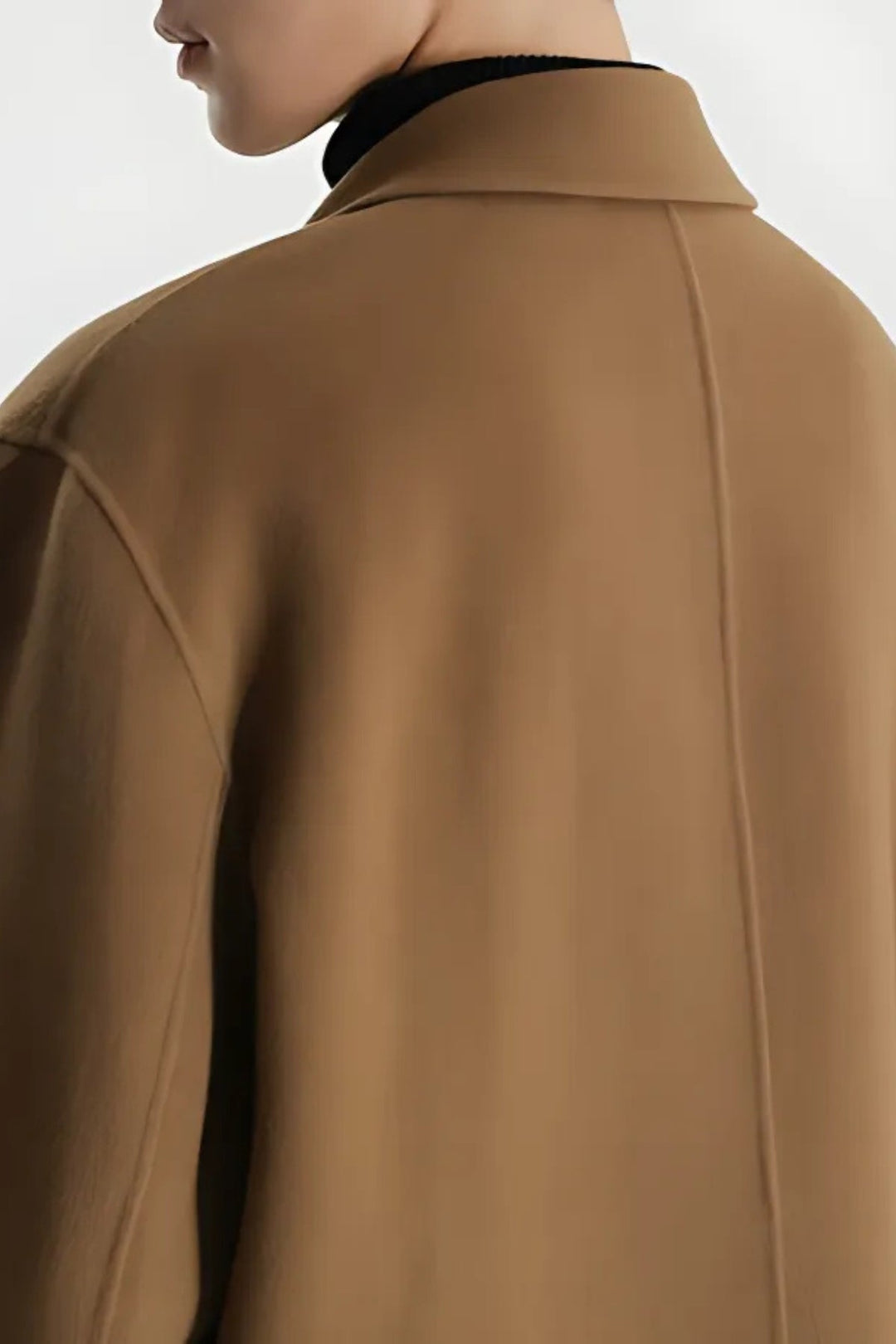 MV Peak Lapel Double-Faced Wool Suit Jacket