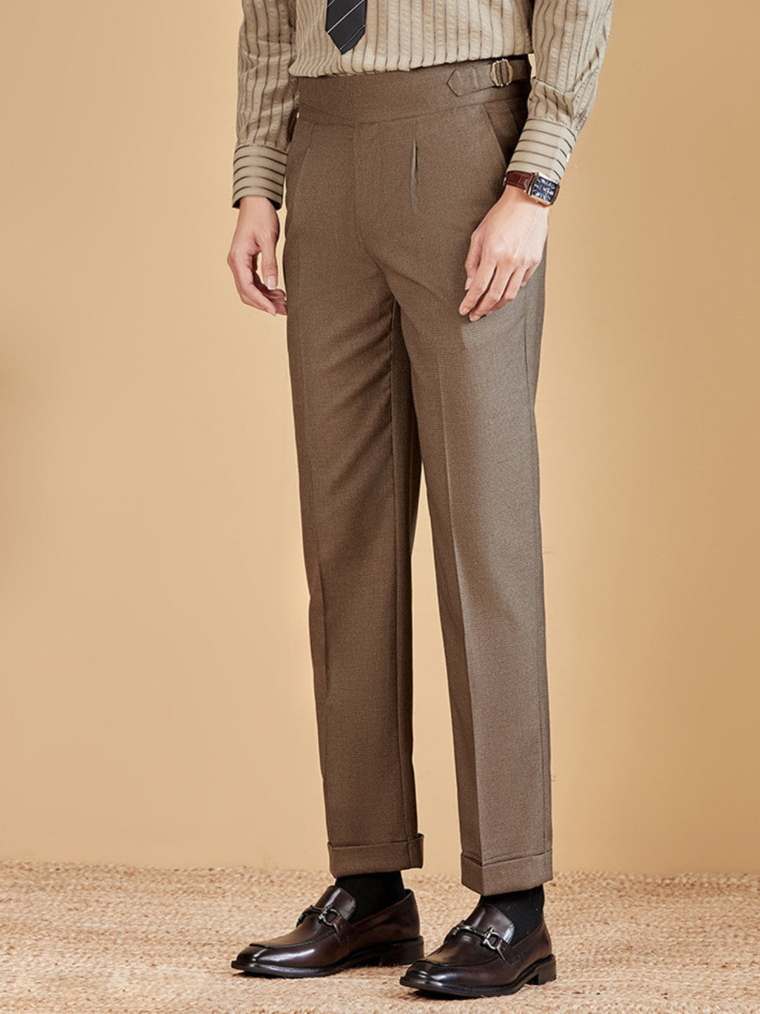MV Adjustable High-Waist Suit Trousers