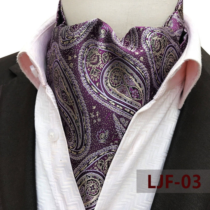 MV Jacquard Suit Collar Scarf