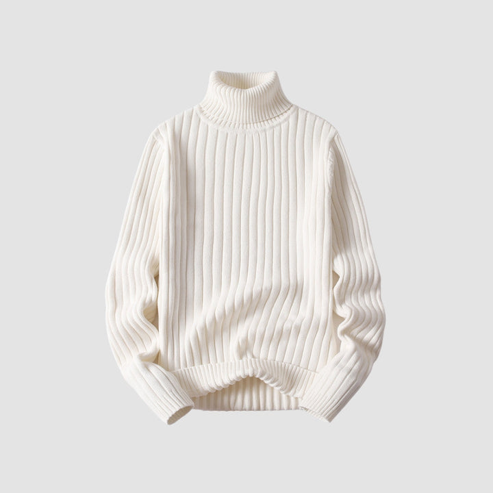MV Twisted Turtleneck Knit Sweater