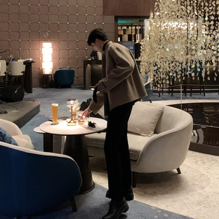 MV Woolen Stand-Up Collar Pilot Jacket