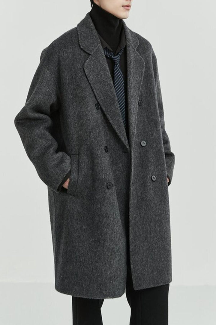 MV Double-Sided Woolen Mid-Length Coat