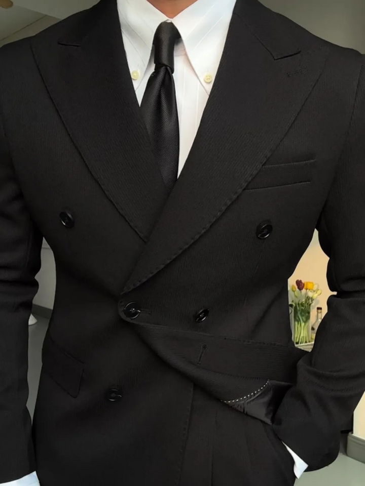 MV Elegant Naples Double-Breasted Suit (Jacket + Trousers set)