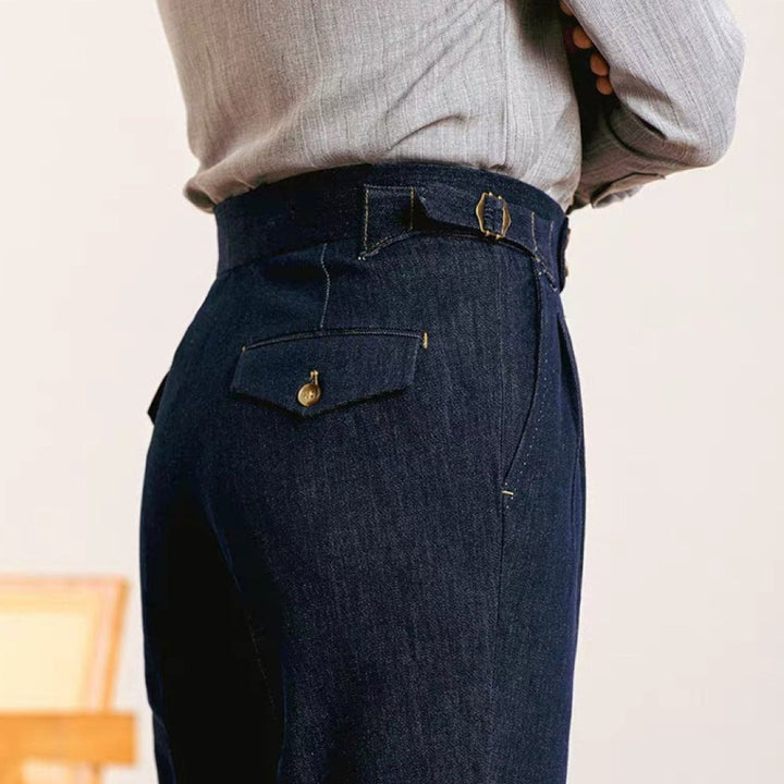 MV Neapolitan Double Pleated Jeans