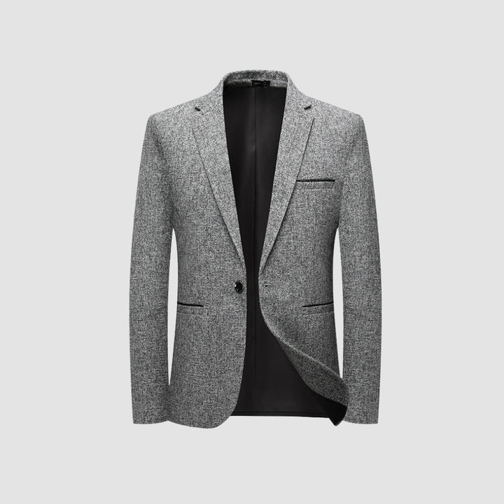 MV Italian Style Slim Fit Single-Breasted Suit Jacket