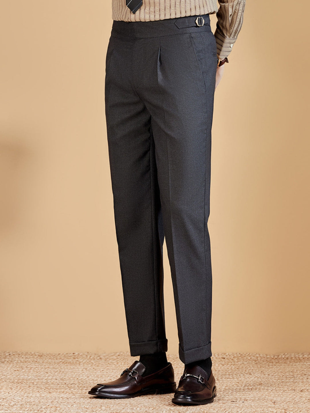 MV Adjustable High-Waist Suit Trousers