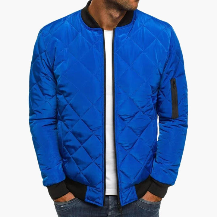 Florian | Bomber Jacket with Diamond Pattern