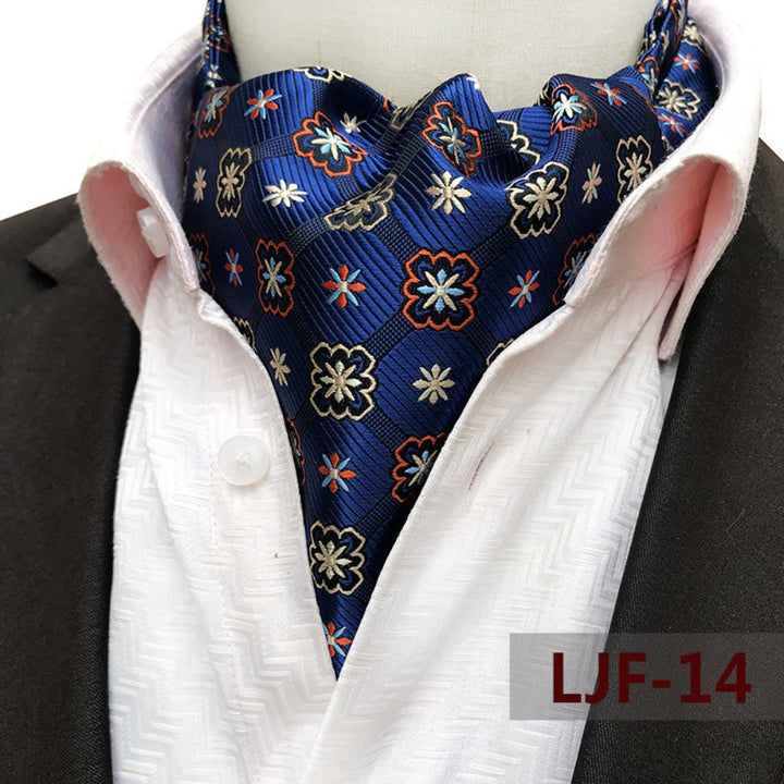 MV Jacquard Suit Collar Scarf