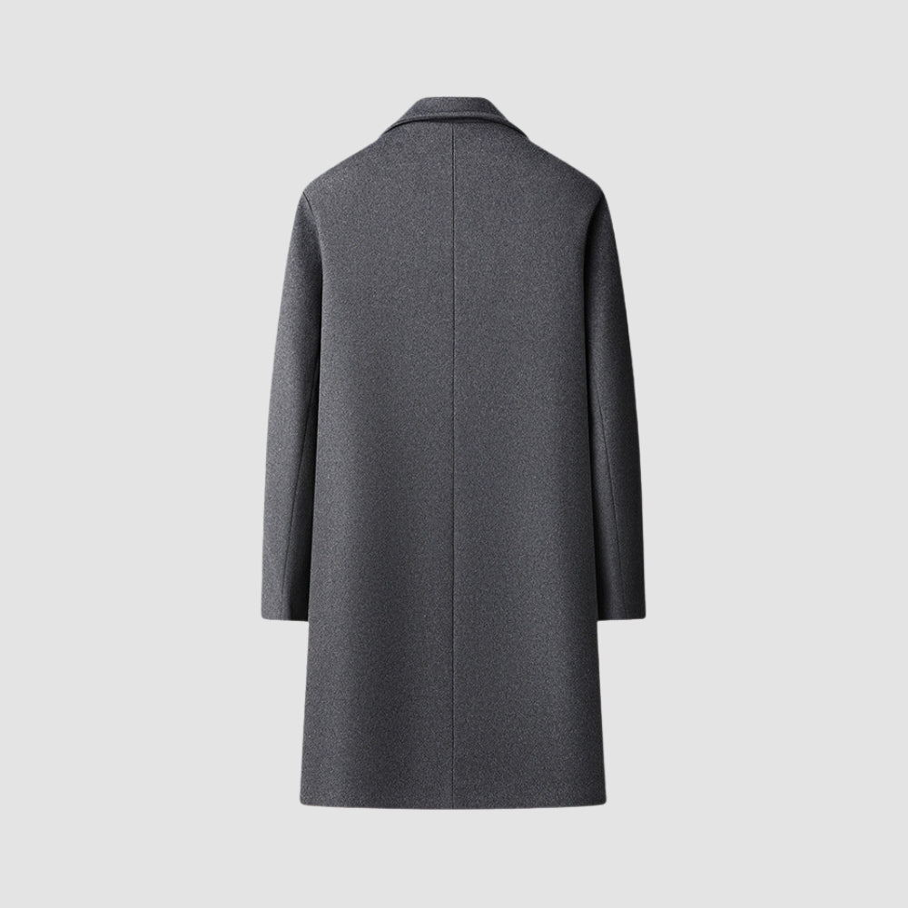 MV Long Suit Collar Wool Coat