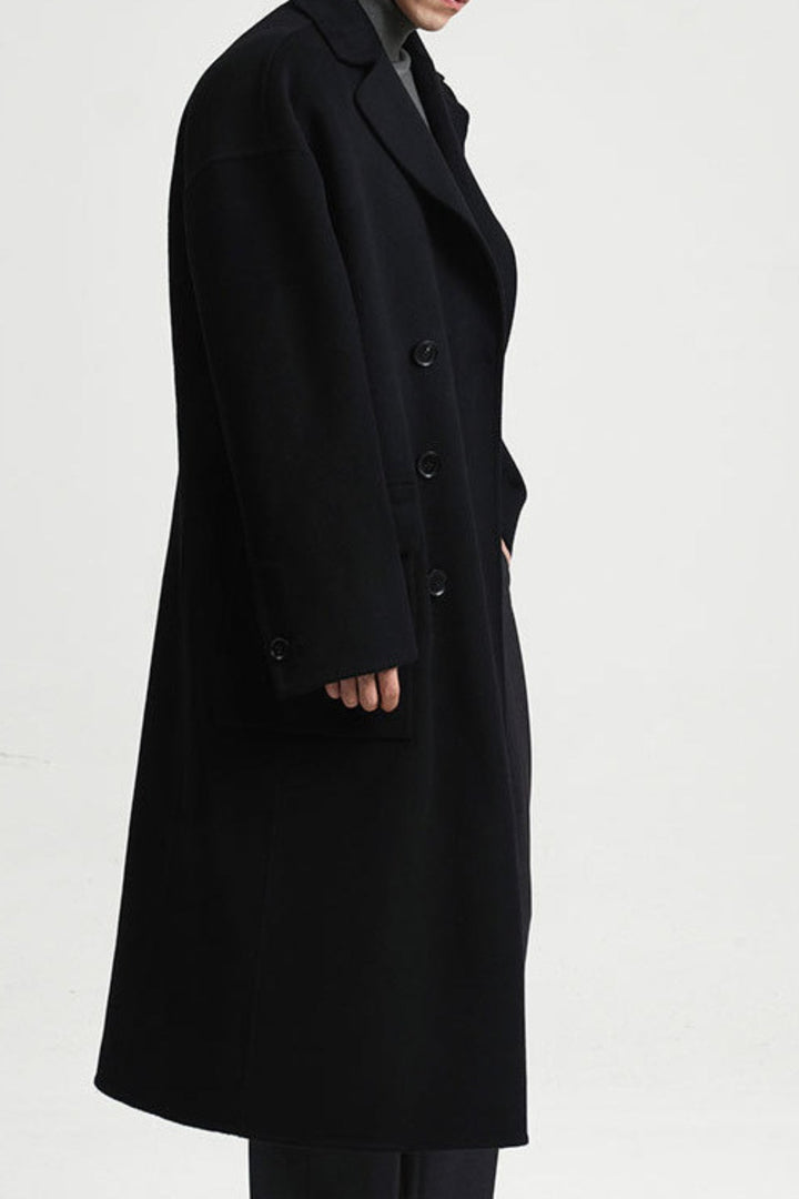 MV Long Double-Faced Wool Coat