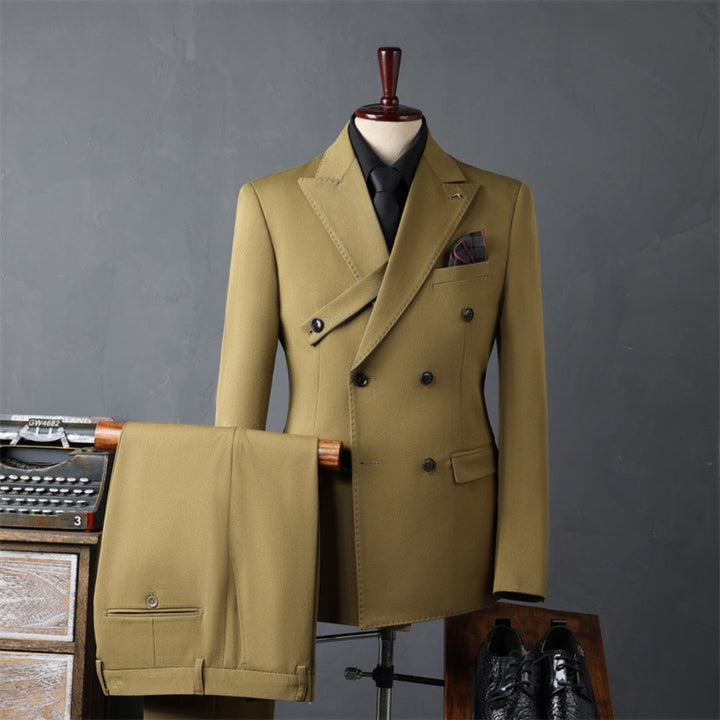 MV Double-Breasted Three-Piece Suit
