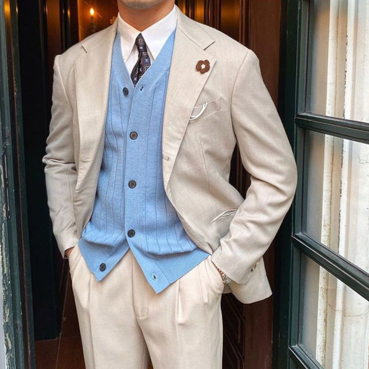 MV V-Neck Knitted Cardigan