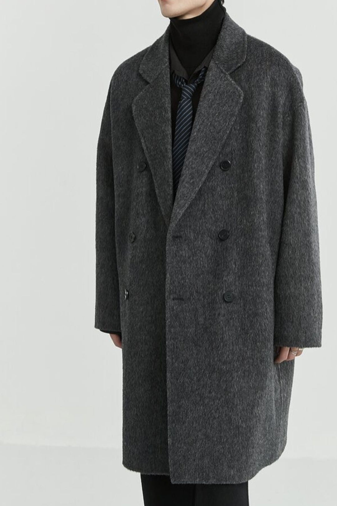 MV Double-Sided Woolen Mid-Length Coat