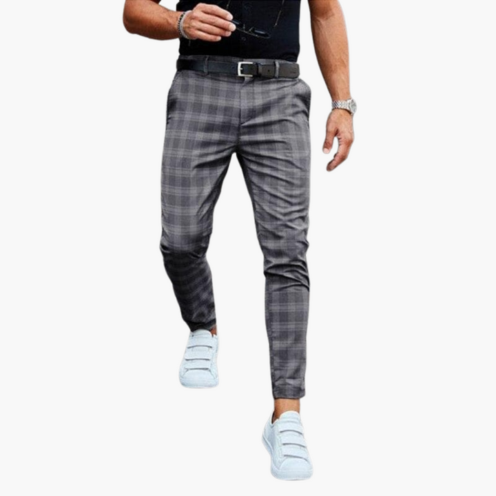 Roy™ | Checkered Chinos for Men