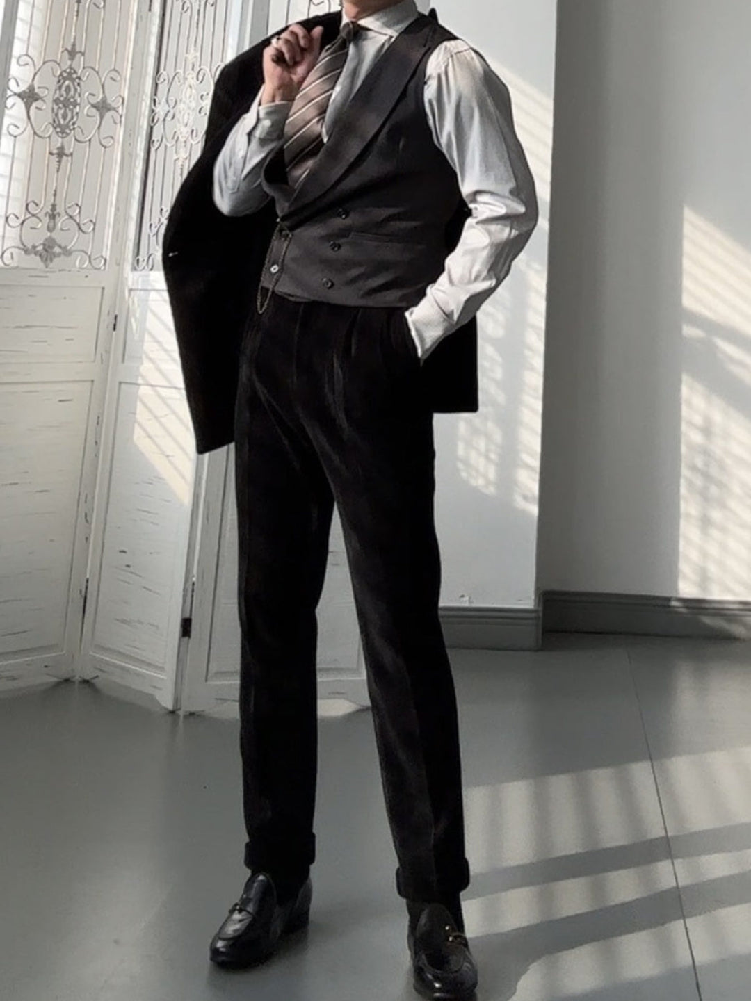 MV Paris Suit Corduroy Trousers