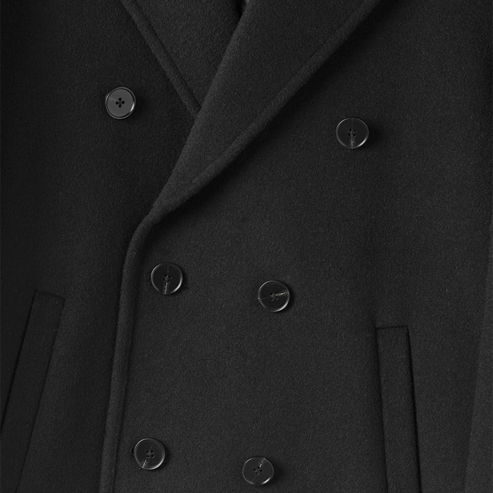 MV Double-Faced Cashmere Double-Breasted Coat