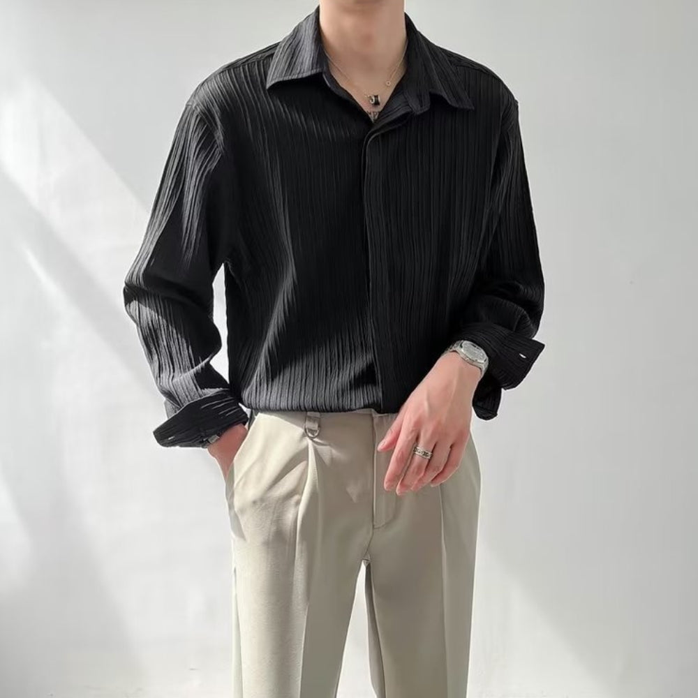 MV Versatile Korean Style Long-Sleeve Shirt