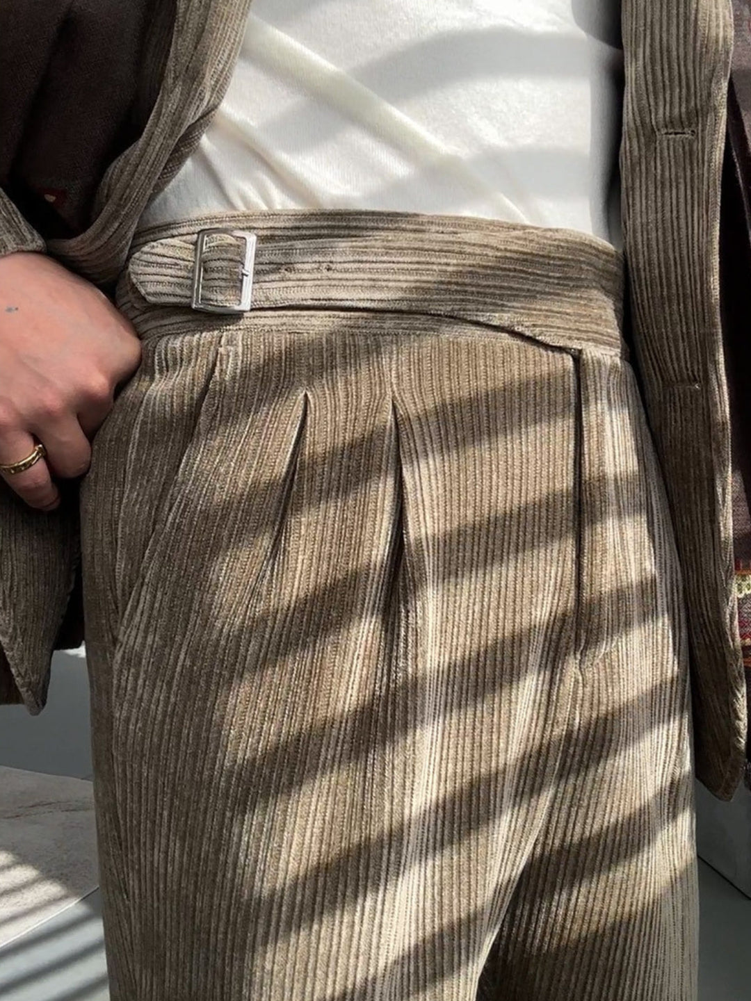 MV Gurkha Drape Straight Trousers