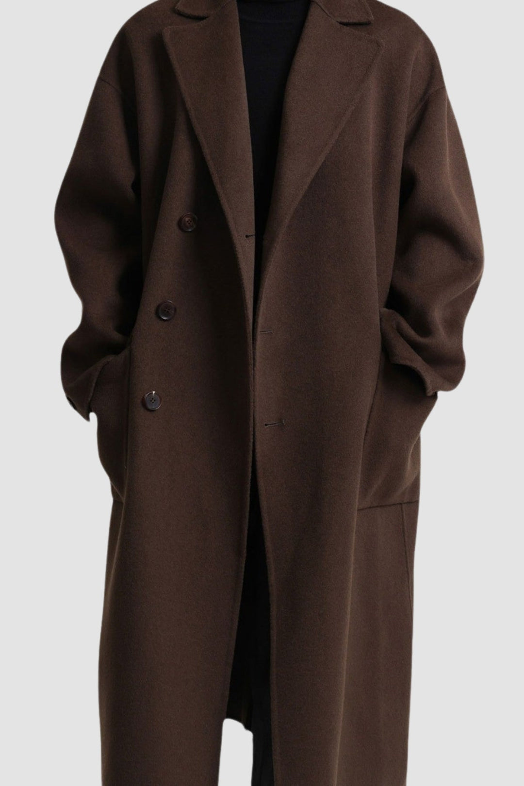 MV Long Double-Faced Wool Coat