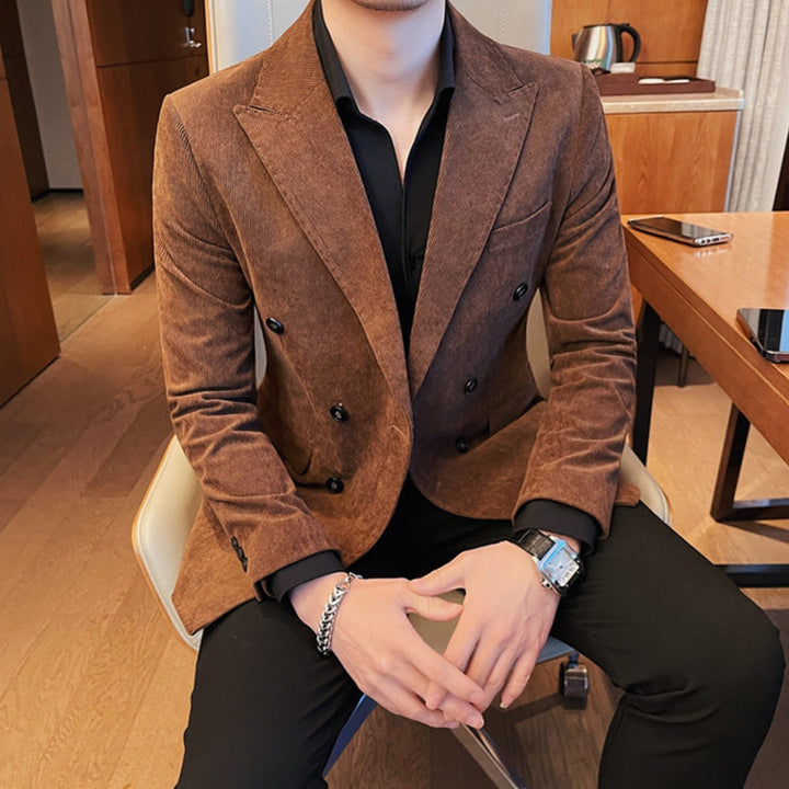 MV Double-Breasted Corduroy Jacket