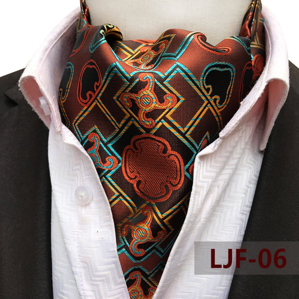 MV Jacquard Suit Collar Scarf