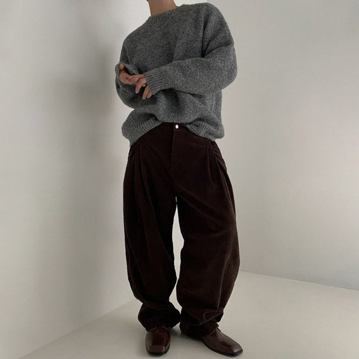 MV Casual Knit Round Neck Sweater