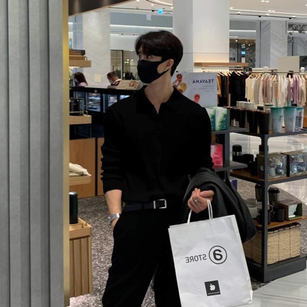 MV Korean-Style Polo Sweater