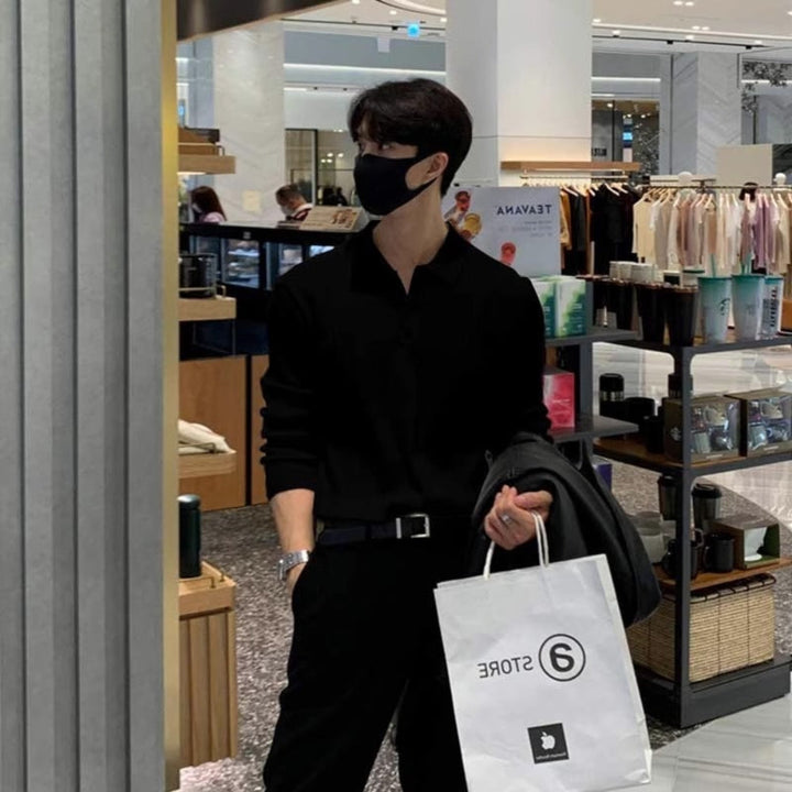 MV Korean-Style Polo Sweater