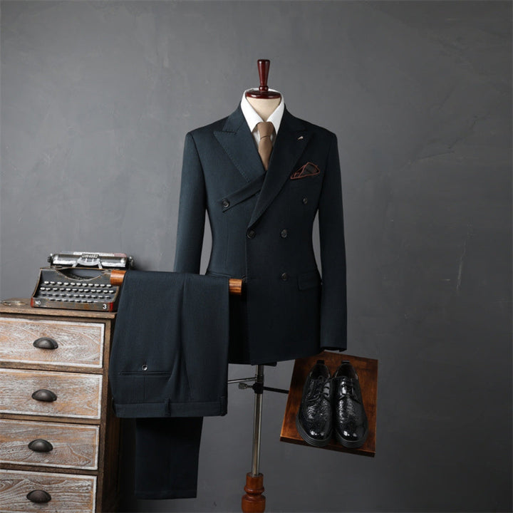 MV Double-Breasted Three-Piece Suit