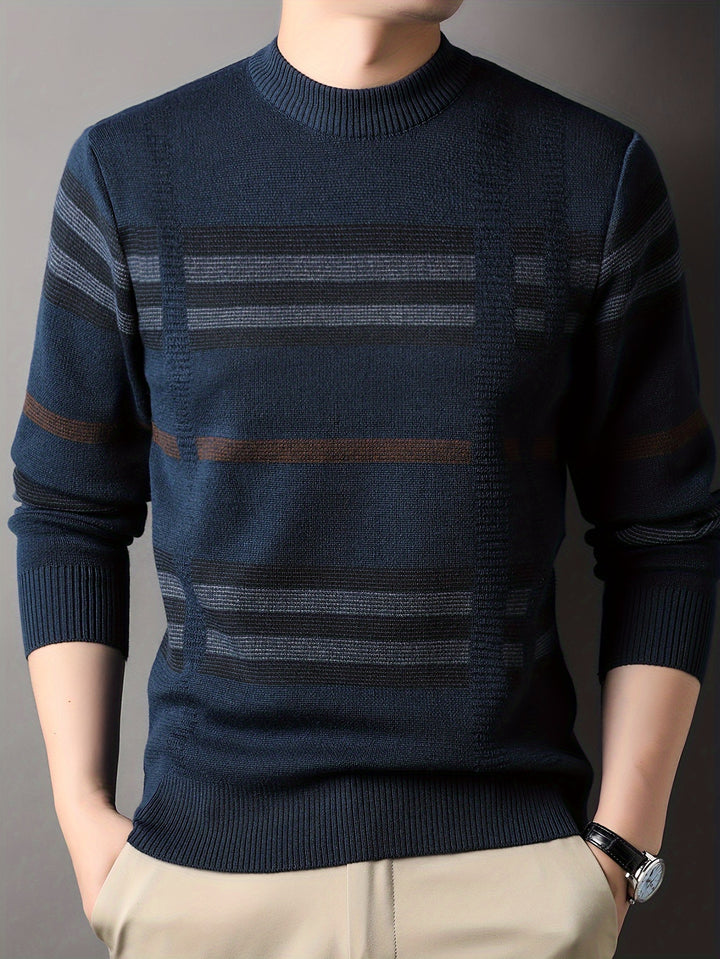 Colton™ | Slim Fit Striped Knit Sweater