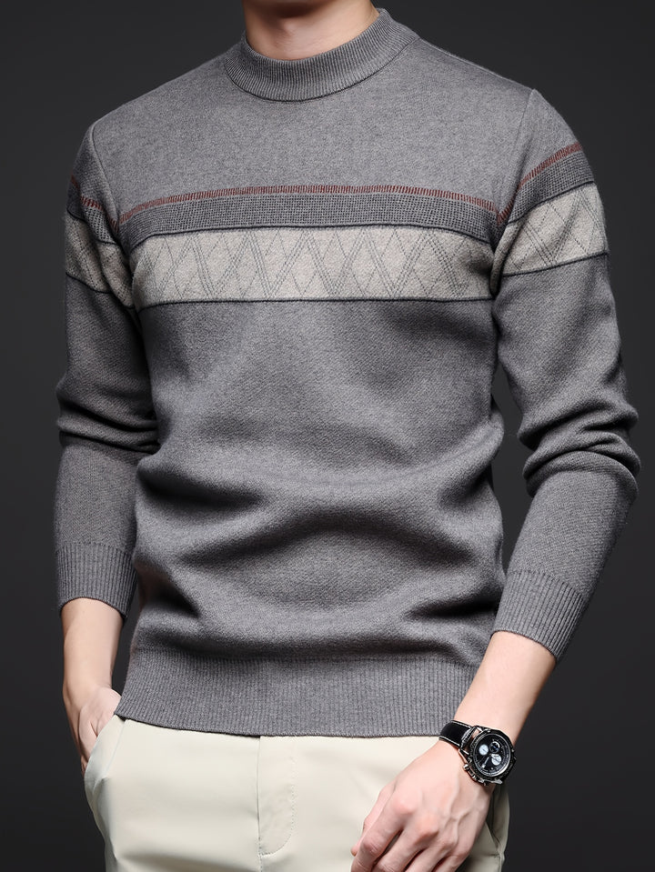 Derrick™ | Soft Knit Striped Pullover