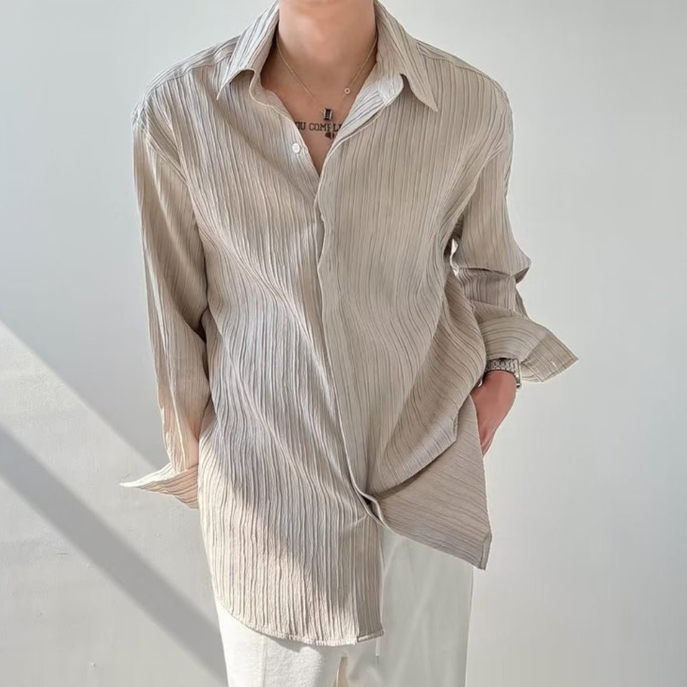 MV Versatile Korean Style Long-Sleeve Shirt
