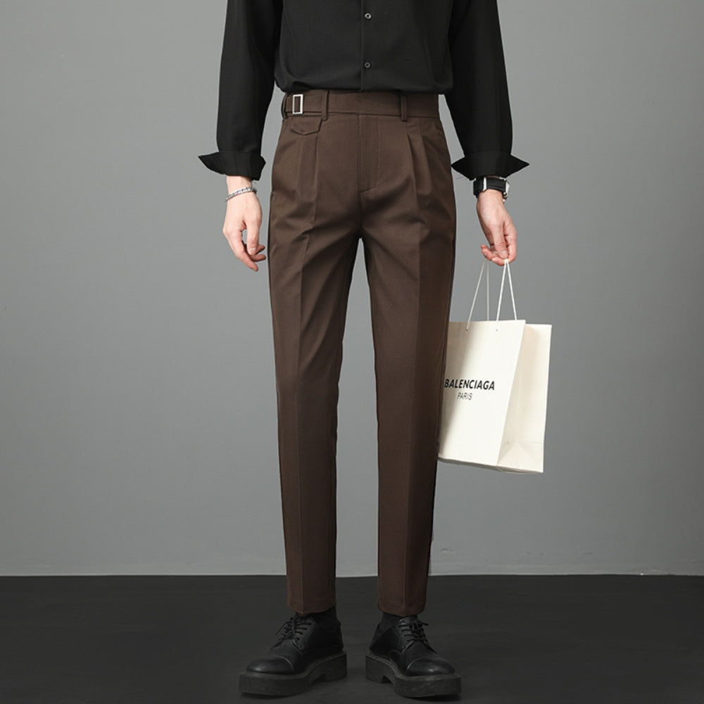 MV Naples Slim-Fit Suit Trousers