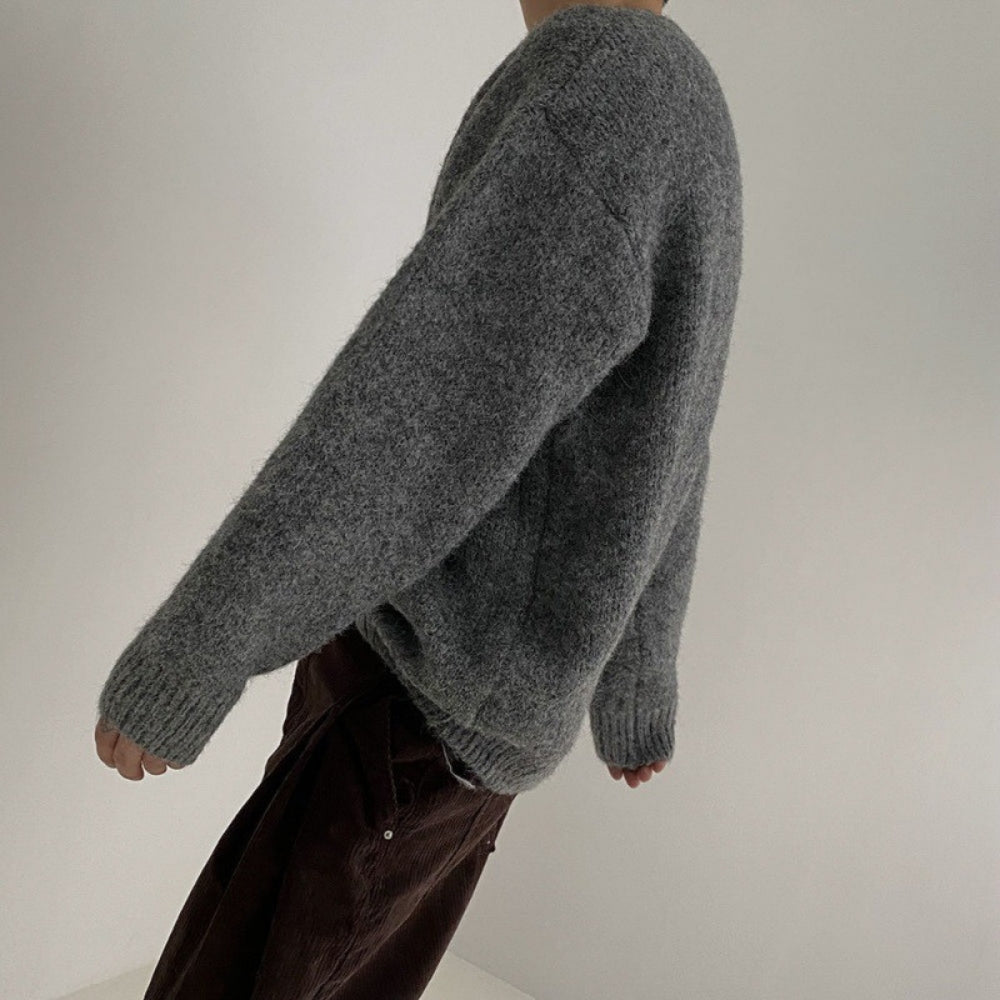 MV Casual Knit Round Neck Sweater