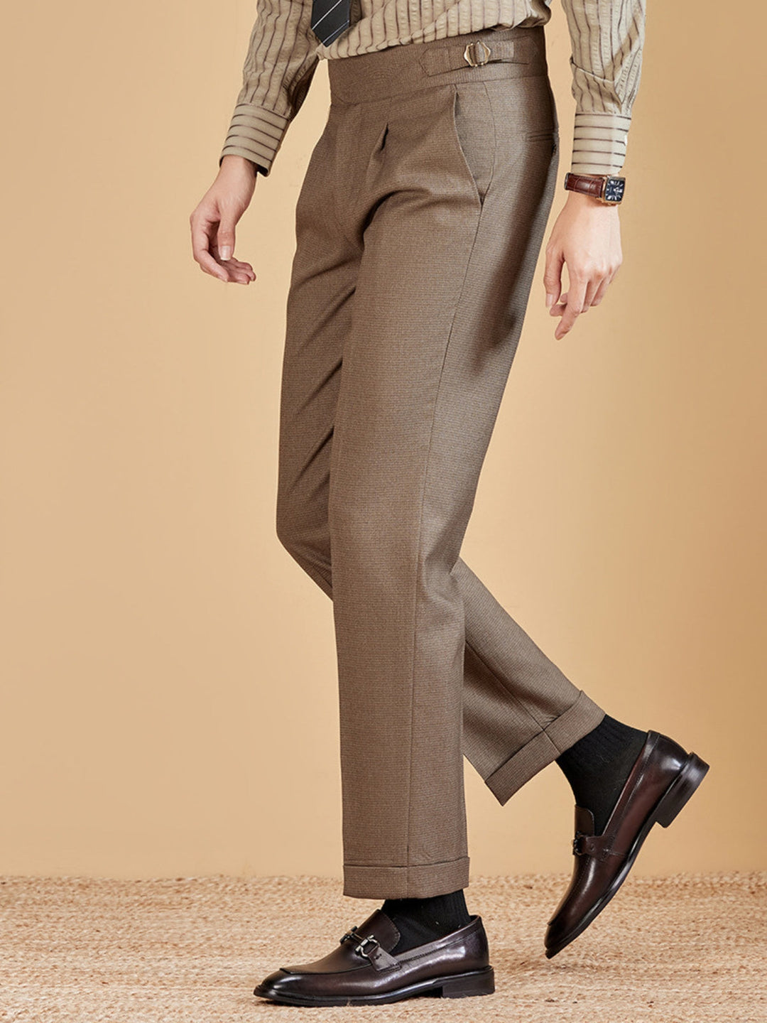 MV Adjustable High-Waist Suit Trousers