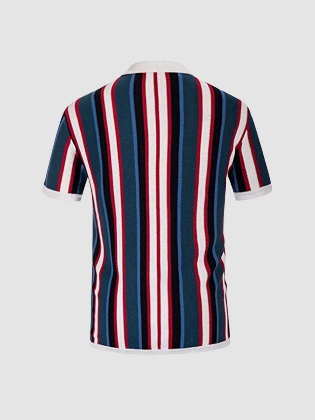 MV Polo Collar Stripes Casual Shirt