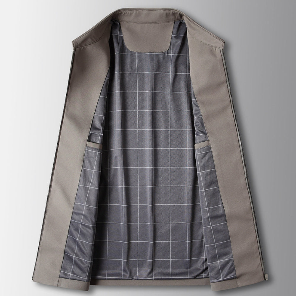 MV Lapel Business Executive Zipper Jacket