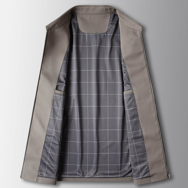 MV Lapel Business Executive Zipper Jacket