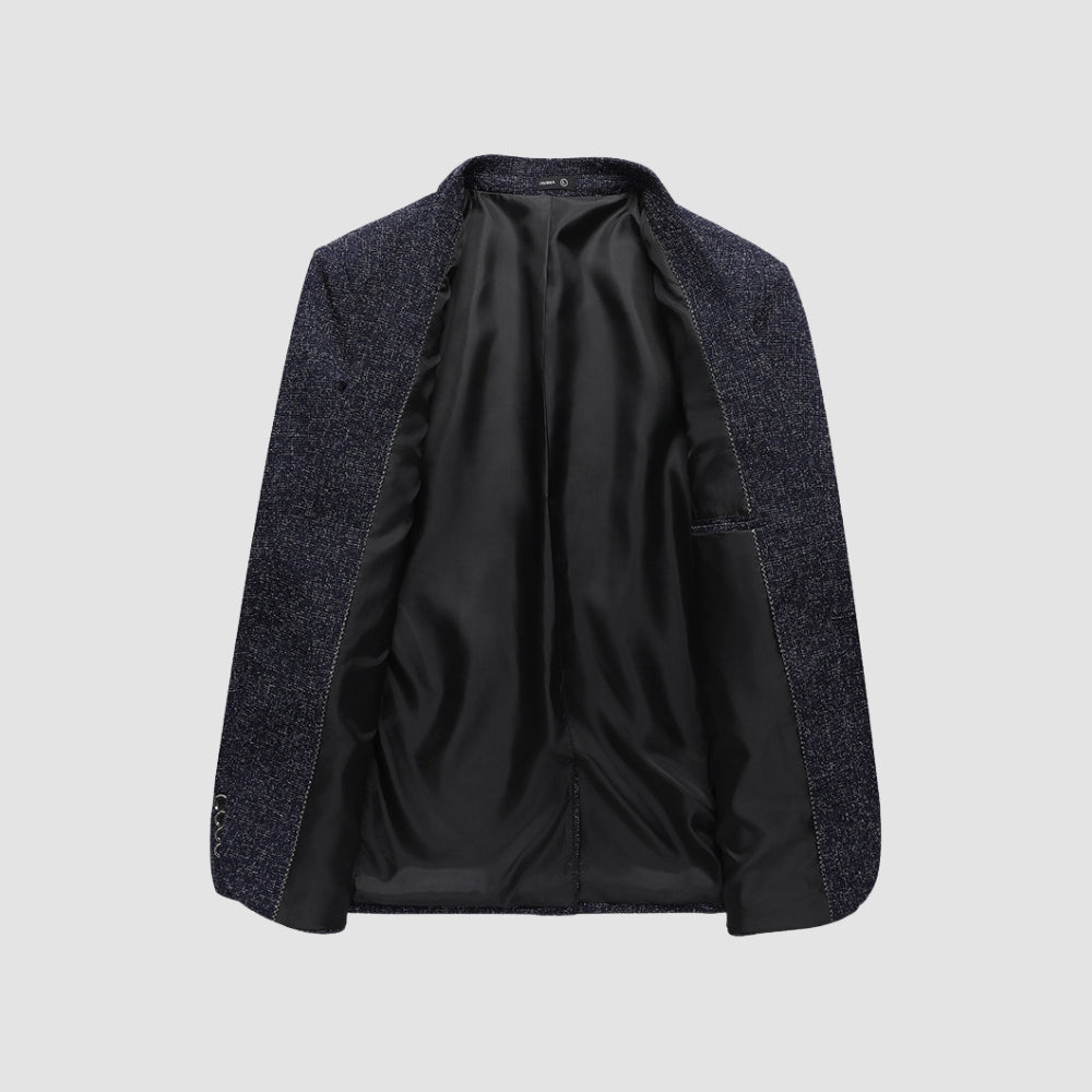 MV Italian Style Slim Fit Single-Breasted Suit Jacket