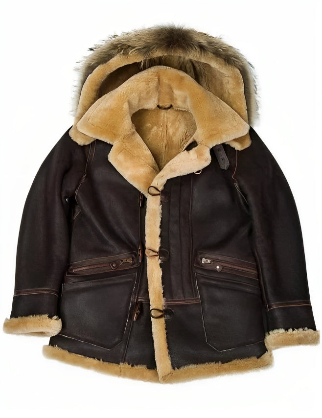 Detlef - Luxe Winter Jacket in Sheepskin Style | Last Day 80% Off!