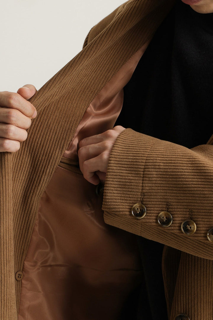 MV Heavy Corduroy Blended Casual Suit Jacket