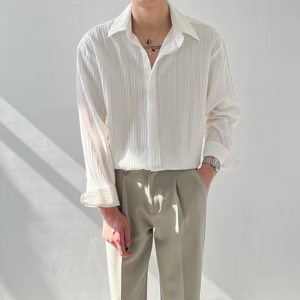 MV Versatile Korean Style Long-Sleeve Shirt