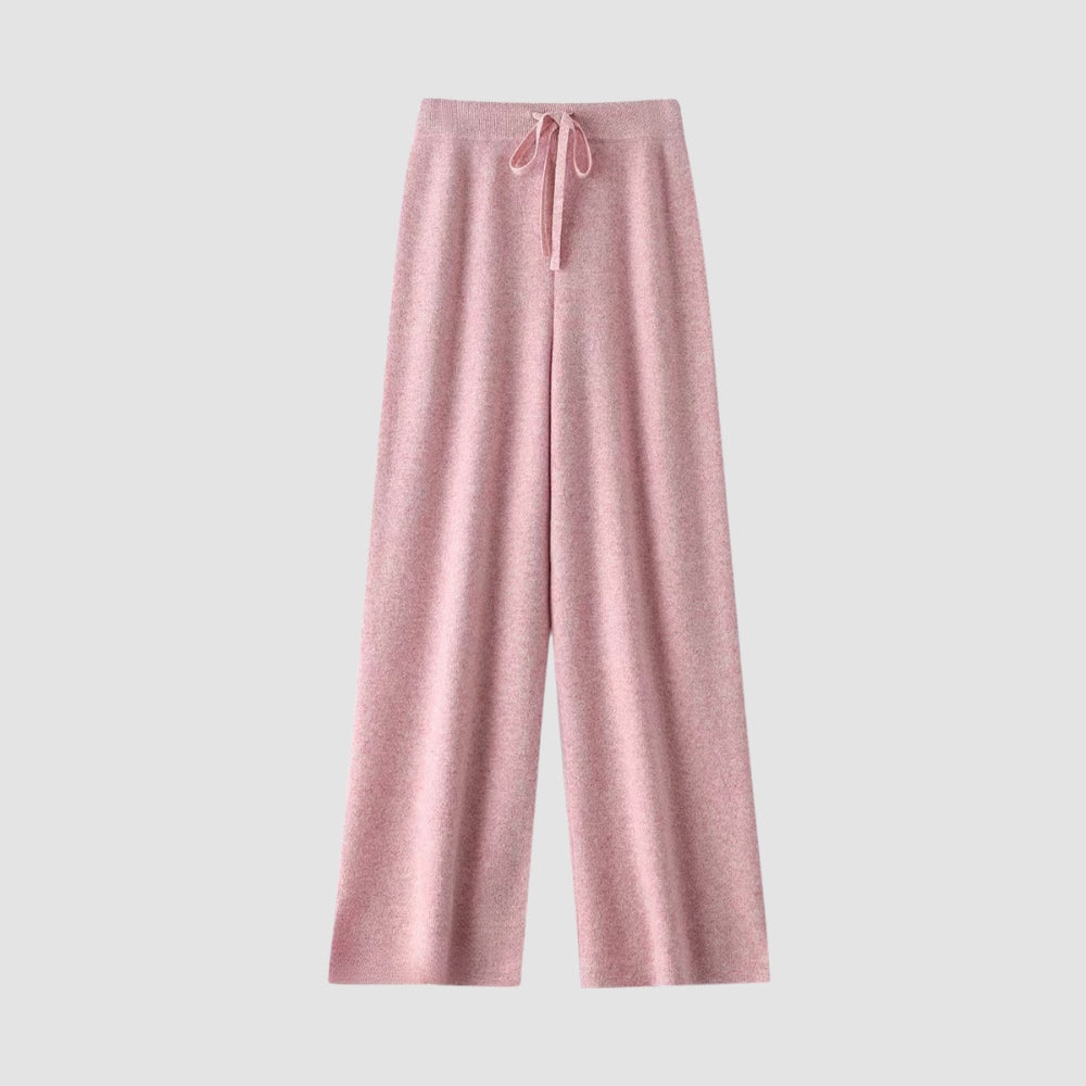MV 100% Wool Wide-Leg High Waist Pants