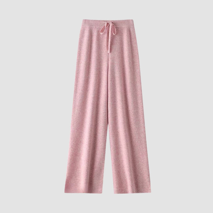 MV 100% Wool Wide-Leg High Waist Pants