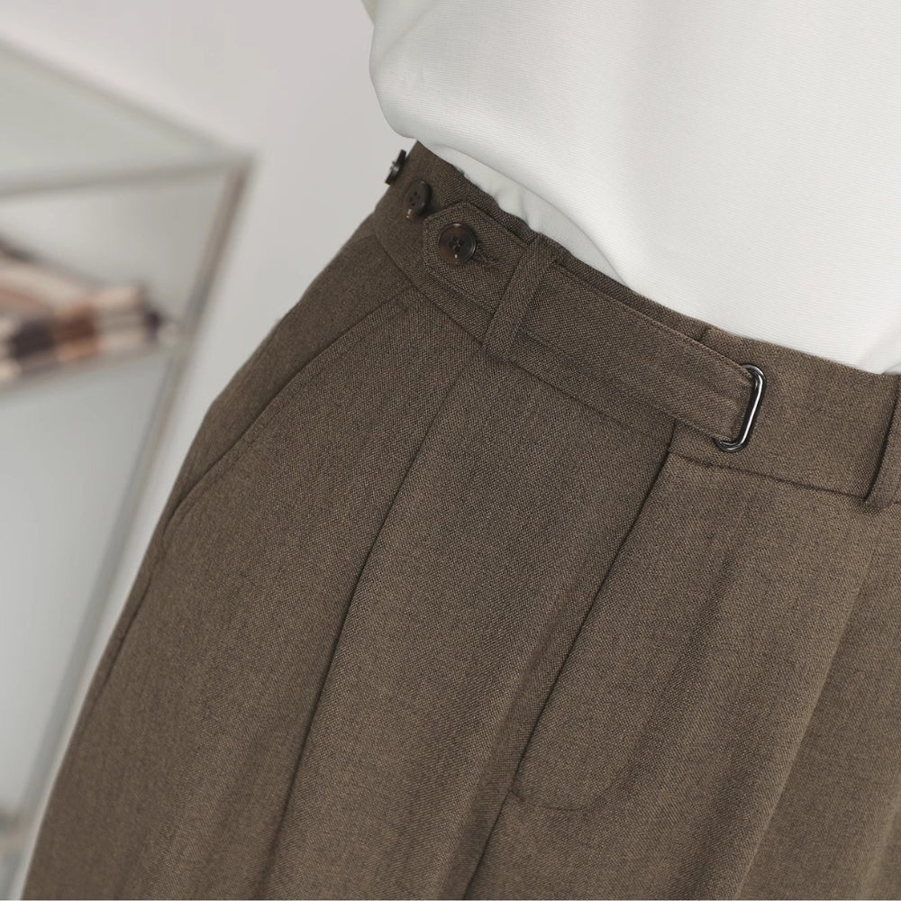 MV High-End Drape Straight Suit Pants