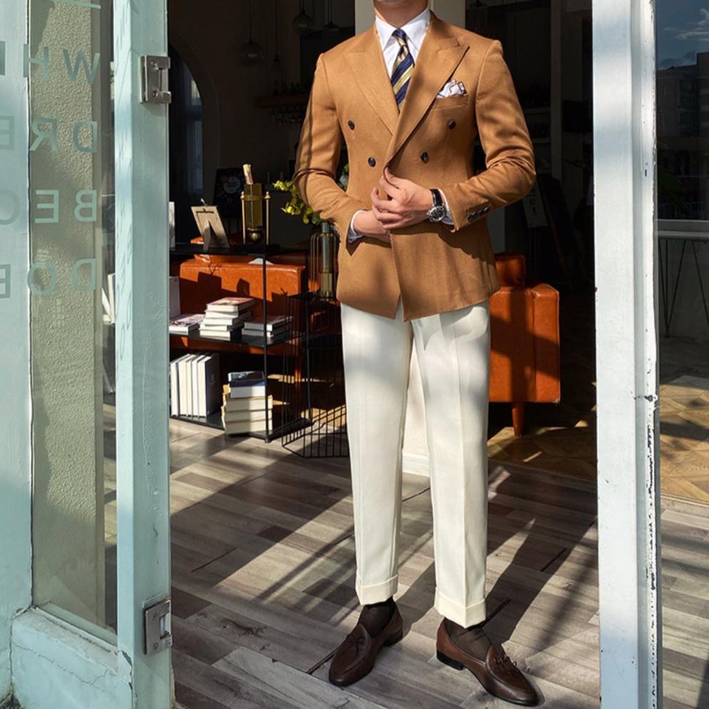 MV Double Breasted Slim Fit Jacket