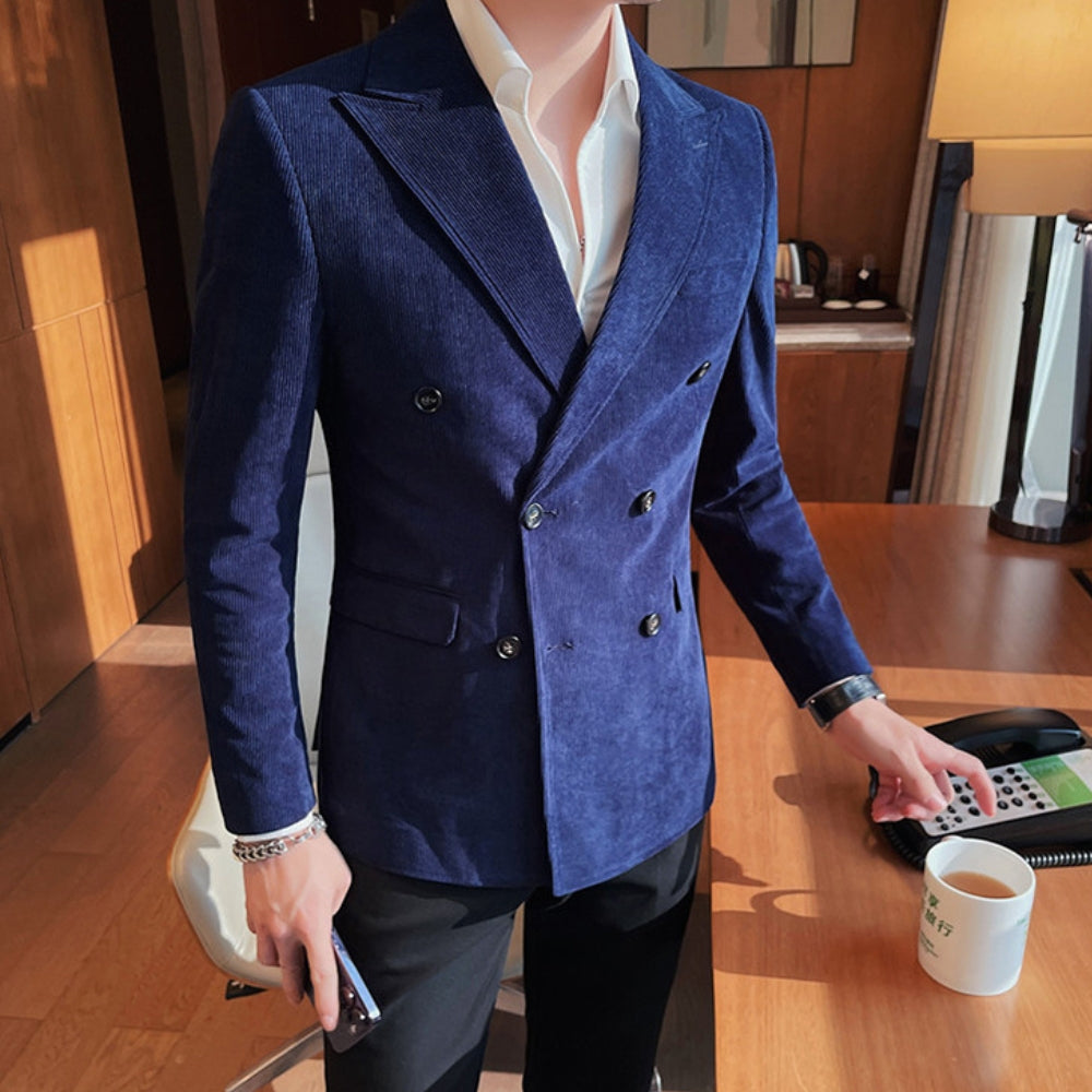 MV Double-Breasted Corduroy Jacket