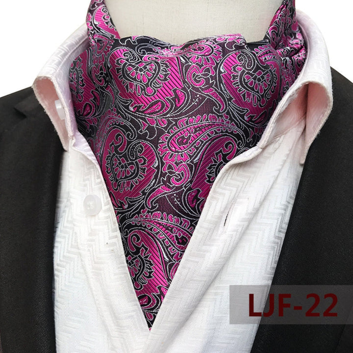 MV Jacquard Suit Collar Scarf