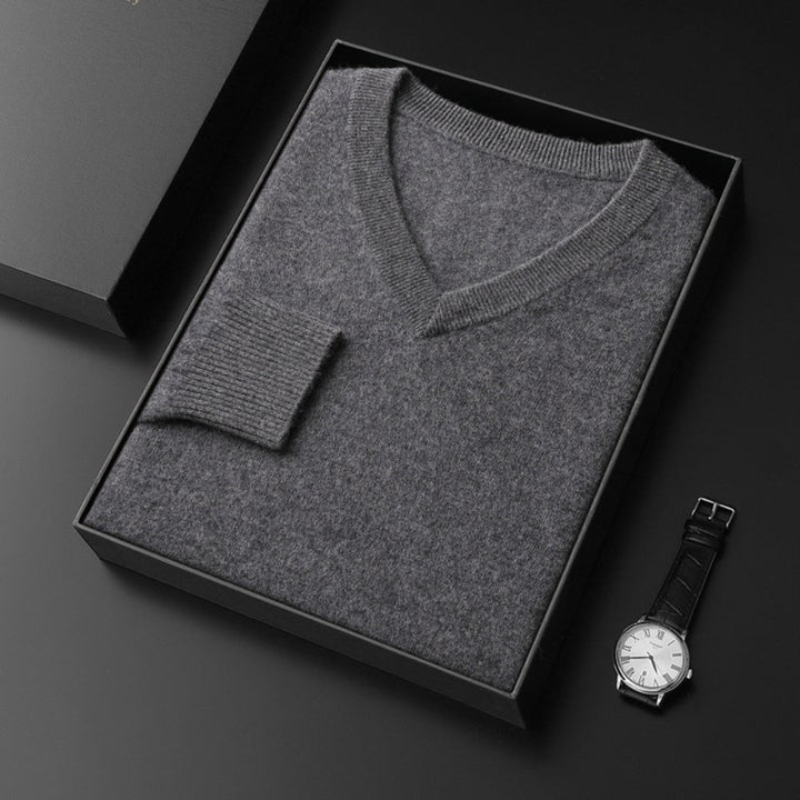 MV V-Neck Cashmere Sweater