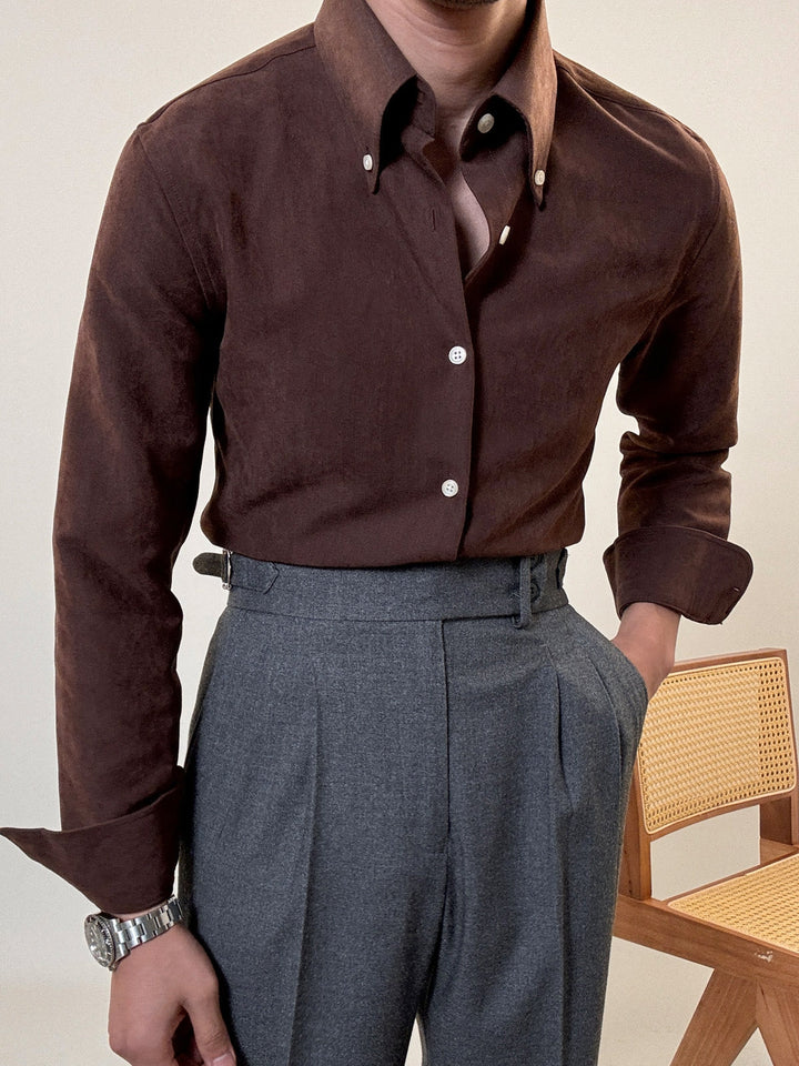 MV Business Suit Slim-Fit Pointed Collar Shirt